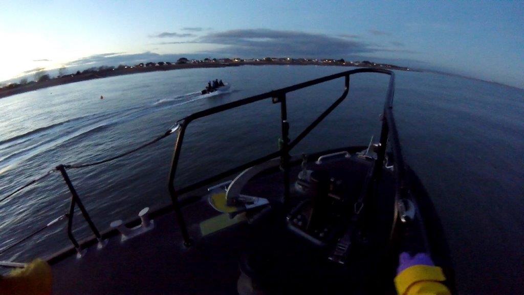 Small inflatable boat